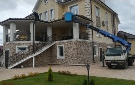 Аренда автовышки. Заказать вышку.