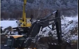 John Deere E330. Экскаватор аренда.