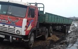 грузоперевозки от 5 до 25 тонн. Шаланда бортовой