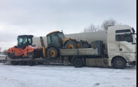 Перевозка негабарита. Трал 30 тонн. Аренда трала