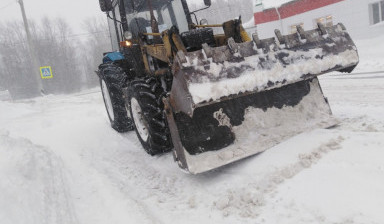 Уборка снега, вывоз снега в Томске
