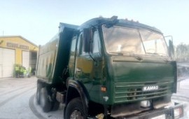 Доставка сыпучих материалов песок, щебень.