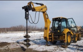 Аренда экскаватора. Услуги погрузчика. Ямобур.
