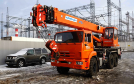 Автокран 25 тонн аренда. Погрузка, разгрузка.