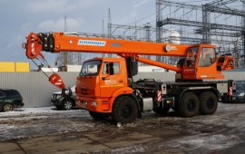 Автокран 25 тонн аренда. Погрузка, разгрузка.