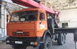 Автовышка 36м. аренда. Подъёмные, высотные работы. в Кургане