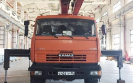 Автовышка 36м. аренда. Подъёмные, высотные работы. в Кургане
