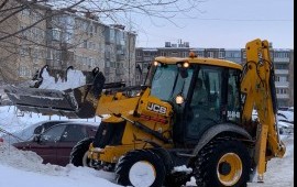 Чистка Уборка Снега.Экскаватор погрузчик ,ямобур