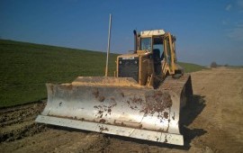 Аренда бульдозеров Caterpillar D5-D6, ДТ75, Т170