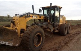 Услуги автогрейдера John Deere. Грейдер