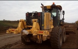 Услуги автогрейдера John Deere. Грейдер