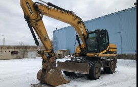 Экскаватор-колёсник 1 куб. услуги аренда заказ