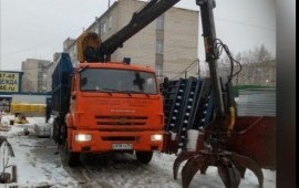 Камаз - манипулятор металлоломный. Аренда ломовоз в Новосибирске