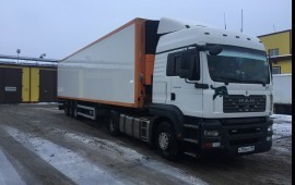 Рефрижератор 20 тонн. Услуги перевозка грузов.