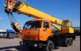Ивановец на шасси КамАЗ автокран аренда
