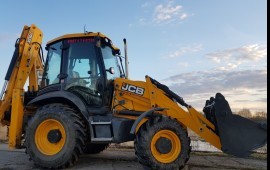 Услуга, аренда экскаватора-погрузчика JCB нав.об