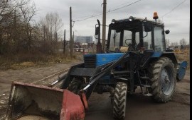 Аренда Трактора МТЗ 82.1. Уборка территории, дорог