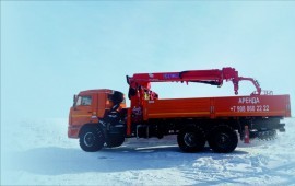 Услуги манипулятора вездеход, кран Тюмень, область в Сумкино