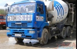 Бетоновоз, миксер. Бетон с доставкой