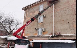 Аренда автовышки. Высотные работы.