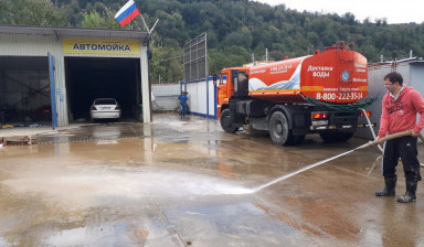 Услуги поливомоечных машин, доставка воды
