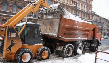 Минипоргрузчик услуги. Ямобур, щётка, вилы в Рязани