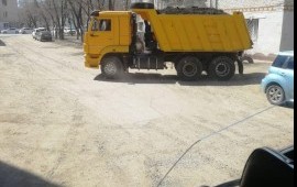 Услуги самосвала. Песок, щебень, грунт.