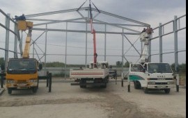 Услуги автовышки. Вышка в аренду. Высотные работы.