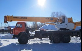 Автокран аренда. Услуги подъёмные работы.