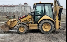 Услуги экскаватора погрузчика. Паллетные вилы.