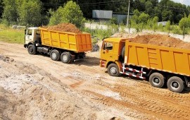 Вывоз грунта. Вывезти грунт. Перевозка грунта