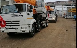 Аренда автокрана 40т. Подъёмные работы.