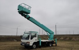 Автовышка высота 24 м. аренда, услуги.
