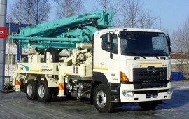 Аренда автобетононасоса. услуги.