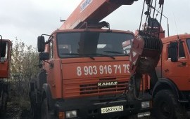 Услуги автокранов-вездеходов Камаз "Клинцы" 25 т