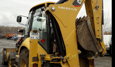Услуги экскаватора-погрузчика+ гидромолот CAT 428F в Кемерово