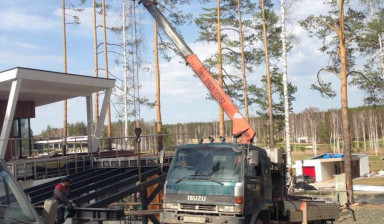 Манипулятор стр 3т борт 5т люлька teleskopicheskii