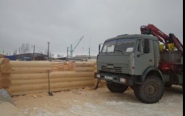 Услуги Камаз вездеход с КМУ