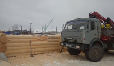 Услуги Камаз вездеход с КМУ