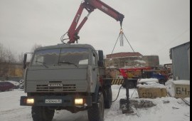 Услуги Камаз вездеход с КМУ
