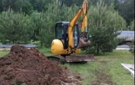 Миниэкскаватор аренда. Услуги мини-экскаватор.