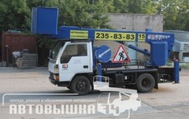 Аренда автовышки от 13 до 45 метров
