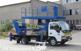 Аренда автовышки от 13 до 45 метров