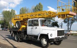 Услуги по аренде автовышки 18 м