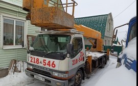 Аренда автовышки 18-22м. Подъемные работы.