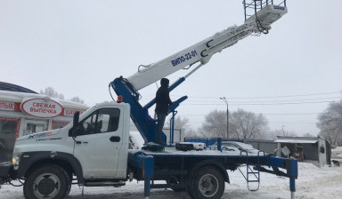 Услуги / Аренда автовышки 18, 22, 28 м. НДС.