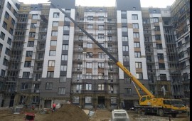 Услуги автокрана начиная с первого до 14-го этажа