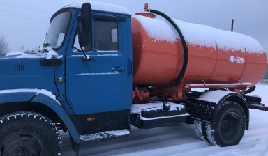 Откачка выгребных ям. Откачка септика. ЗИЛ 6м3