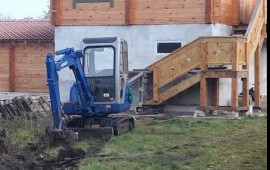 Услуги миниэкскаватора. Землеройные работы.
