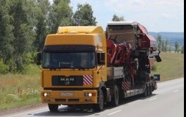 Услуги низкорамных траллов перевозка негабарит